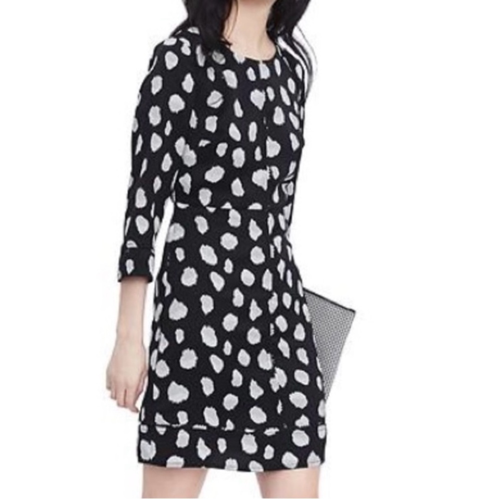Banana Republic Silk Polka Dot Dress - Picture 2 of 7